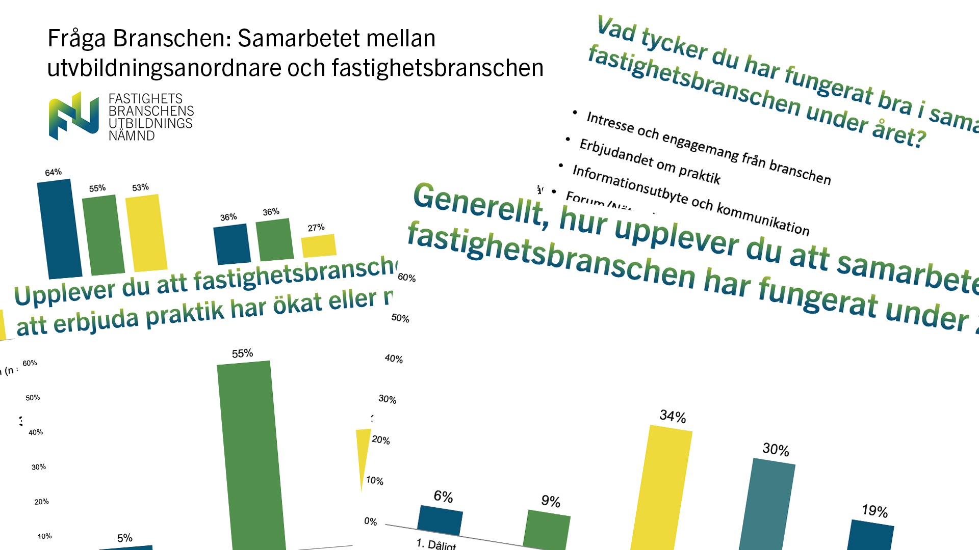 Läs mer om artikeln Fråga Branschen: Hälften av utbildningsanordnarna ger högt betyg till samarbetet med branschen